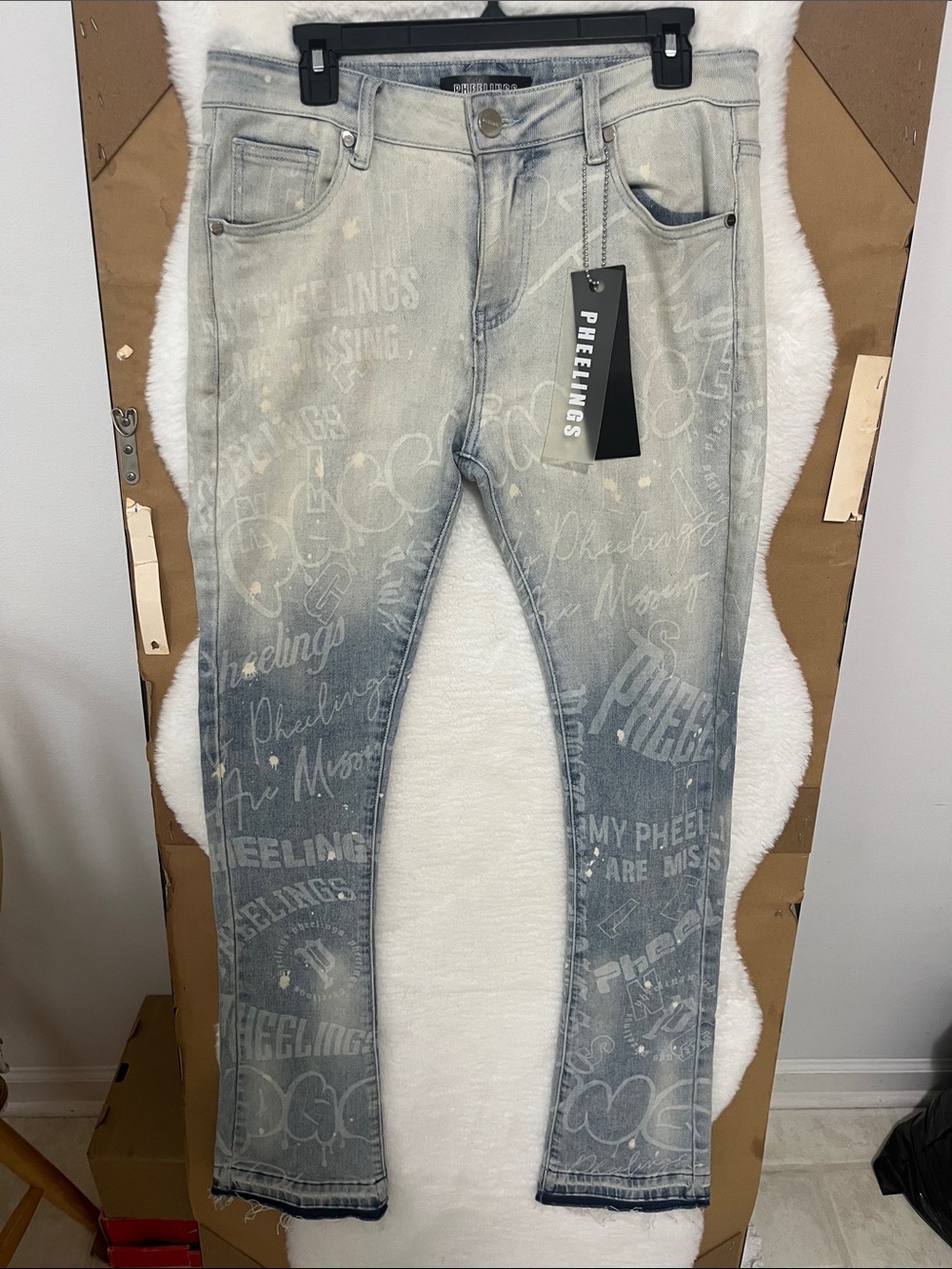 Pheelings Light Wash Graphic Skinny Jeans